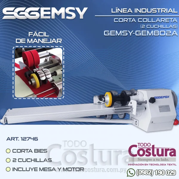 CORTA COLLARETA GEMSY 2 CUCHILLAS-GEM802A